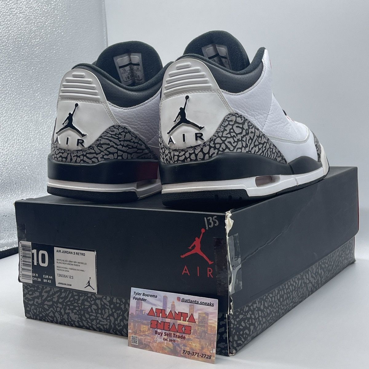 Jordan Brand Air Jordan 3 infrared 23 Size US 10 / EU 43 - 5 Thumbnail