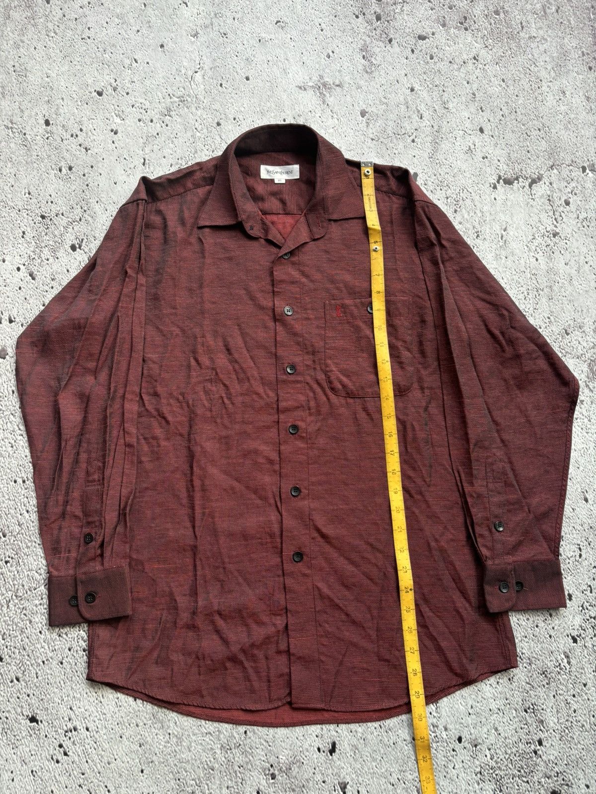 Yves Saint Laurent Yvessaintlaurent Pocket Shirt Size US XL / EU 56 / 4 - 10 Thumbnail