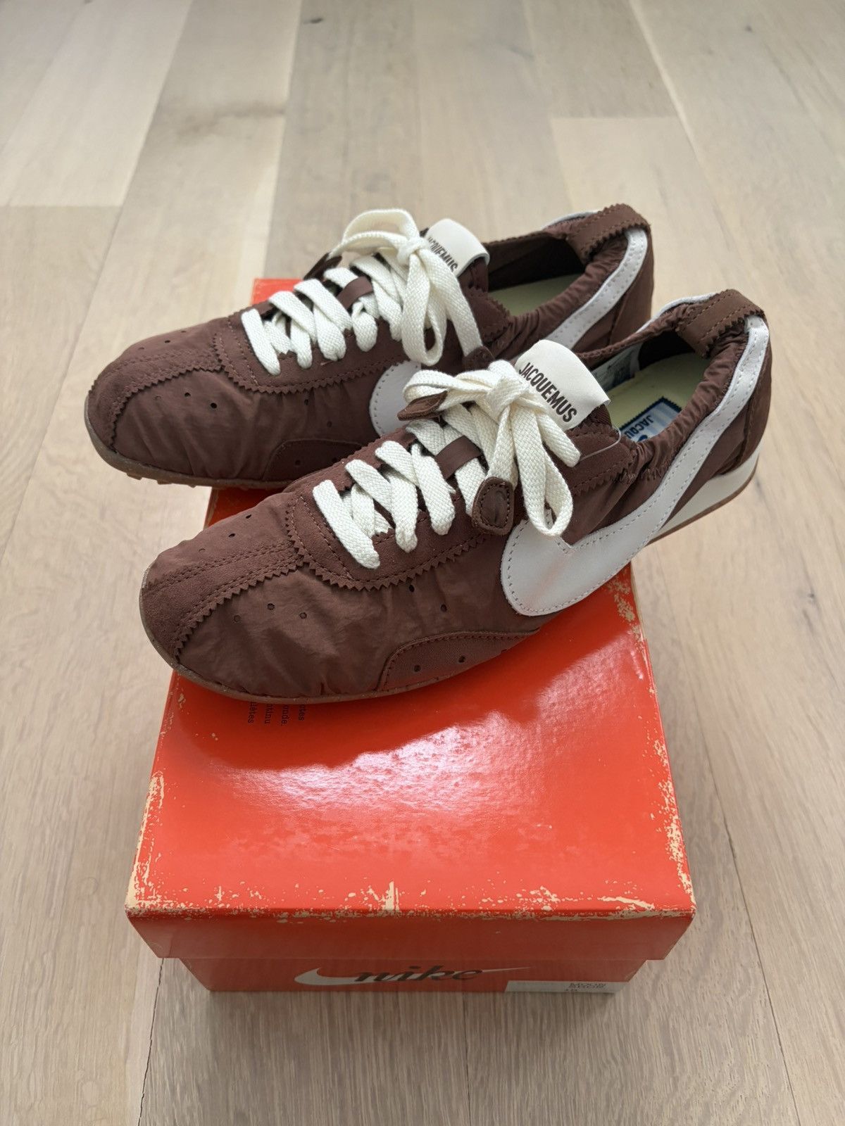 Nike Nike x Jacquemus Moon Shoe SP Fauna Brown HV8547-200 Size US 9 / IT 39 - 4 Thumbnail