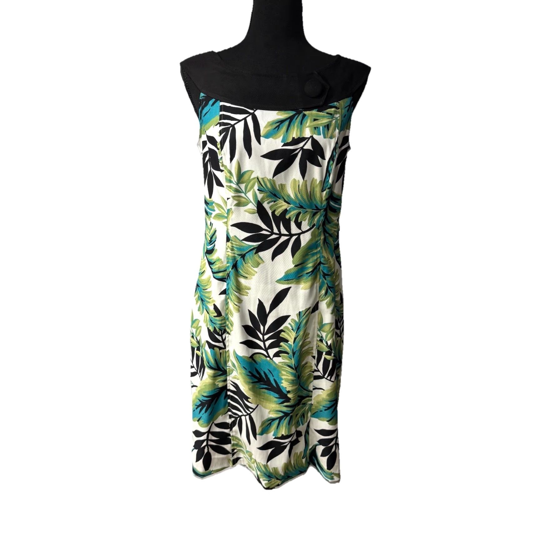 Alyx Alyx Floral Sleeveless Sheath Cocktail Dress Multicolor Knee Length 8 Women Party/Cocktail Size M / US 6-8 / IT 42-44 - 2 Thumbnail