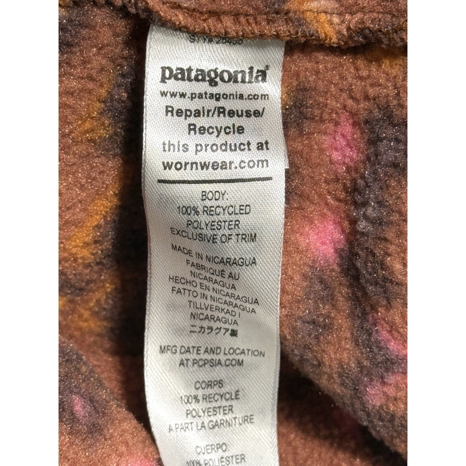 Patagonia Patagonia Sweater Synchilla 1/4 Snap-T Button Aztec Southwestern Womens Small Size S / US 4 / IT 40 - 7 Thumbnail