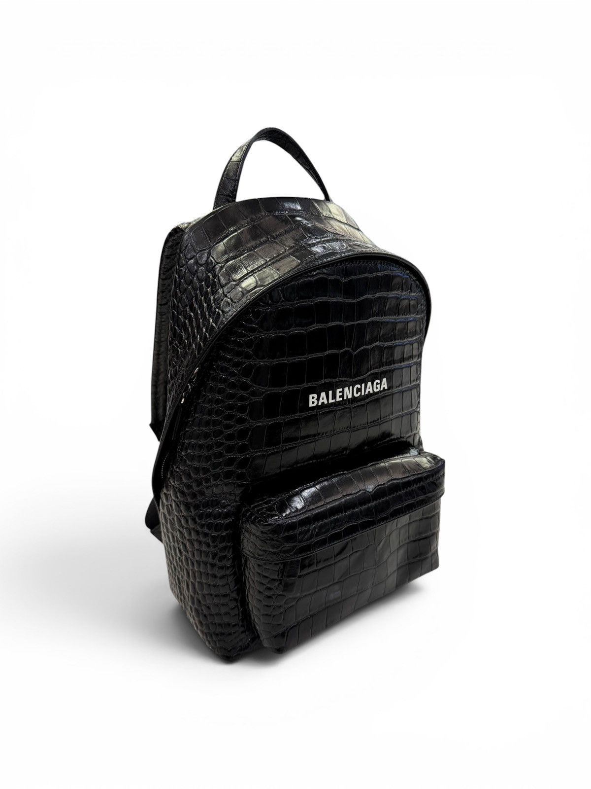 Balenciaga Balenciaga Black Crocodile Backpack Size ONE SIZE - 2 Thumbnail
