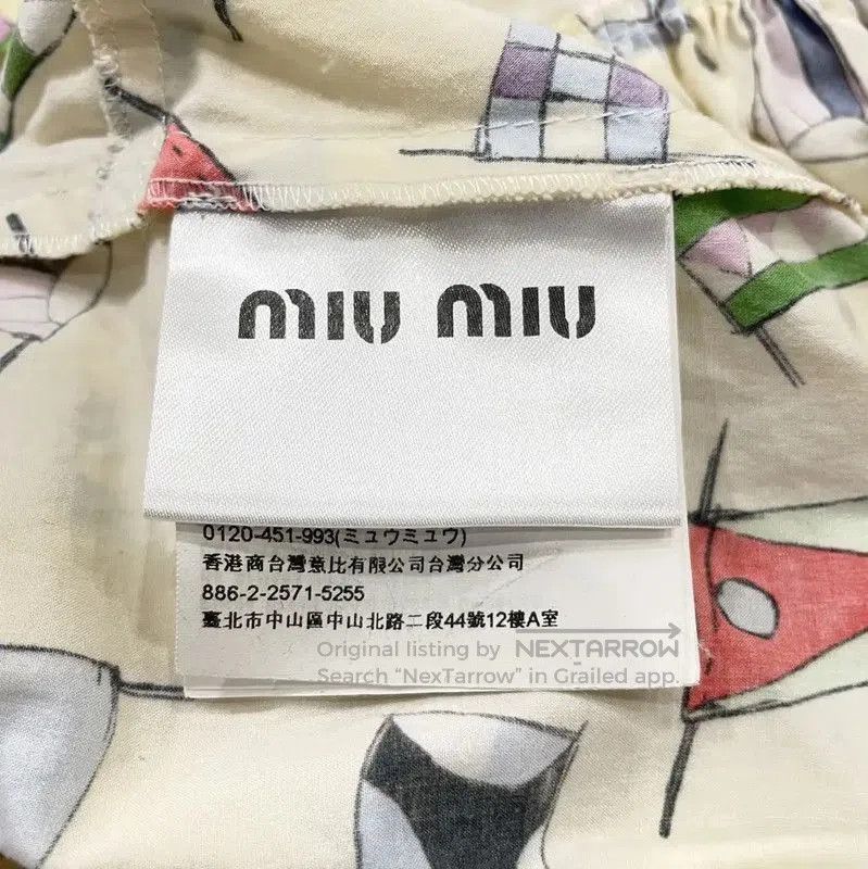 Miu Miu Miu Miu Yellow Cotton Women’s Dress . Size S / US 4 / IT 40 - 5 Thumbnail
