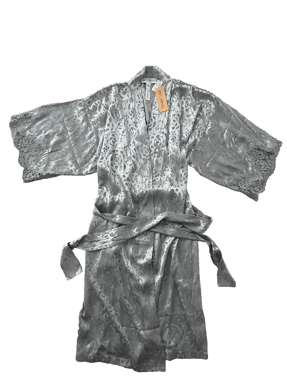 Other Lise Charmel Dressing Floral Robe Silver Grey ( S ) Size S / US 4 / IT 40 - 3 Thumbnail
