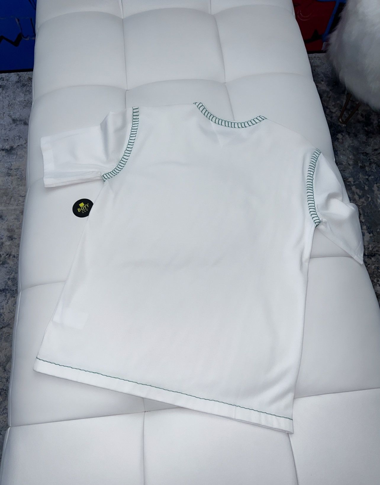 Bottega Veneta Green stitch lining t shirt Size US M / EU 48-50 / 2 - 2 Thumbnail
