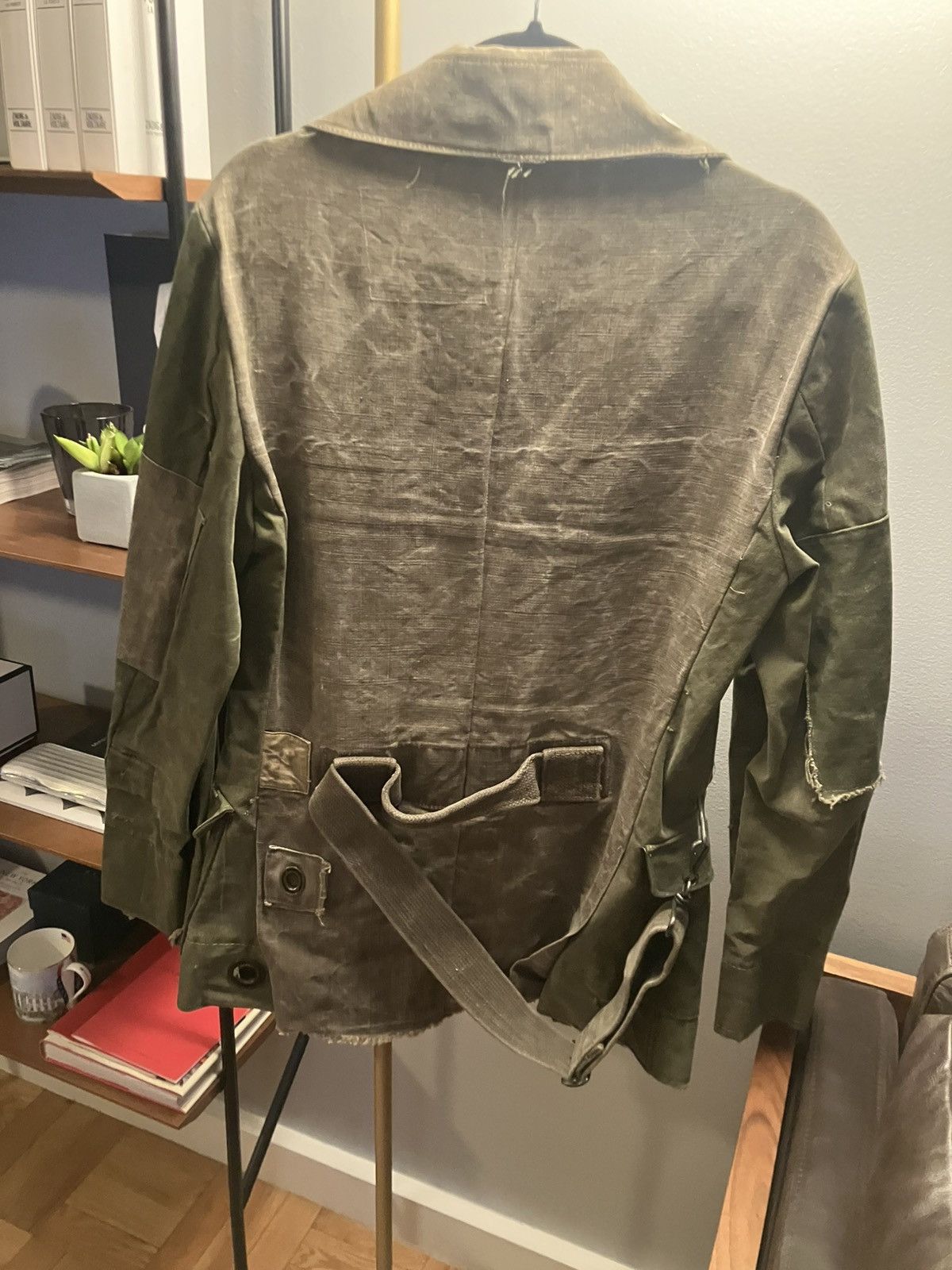 Greg Lauren Greg Lauren Vintage Military Tent Jacket Size 48R - 2 Thumbnail