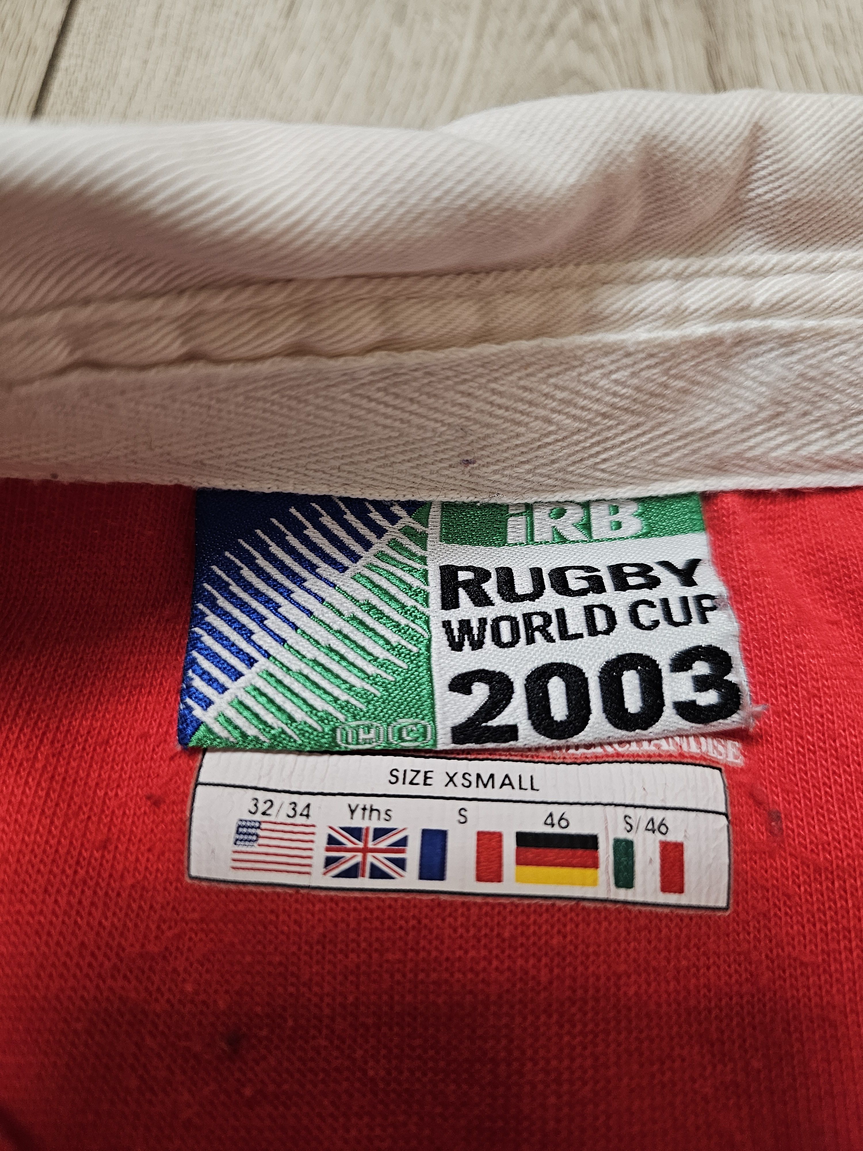 All Sport WALES RUGBY VINTAGE JERSEY LONG 2003 WRU RUGBY SHIR Size US S / EU 44-46 / 1 - 6 Thumbnail