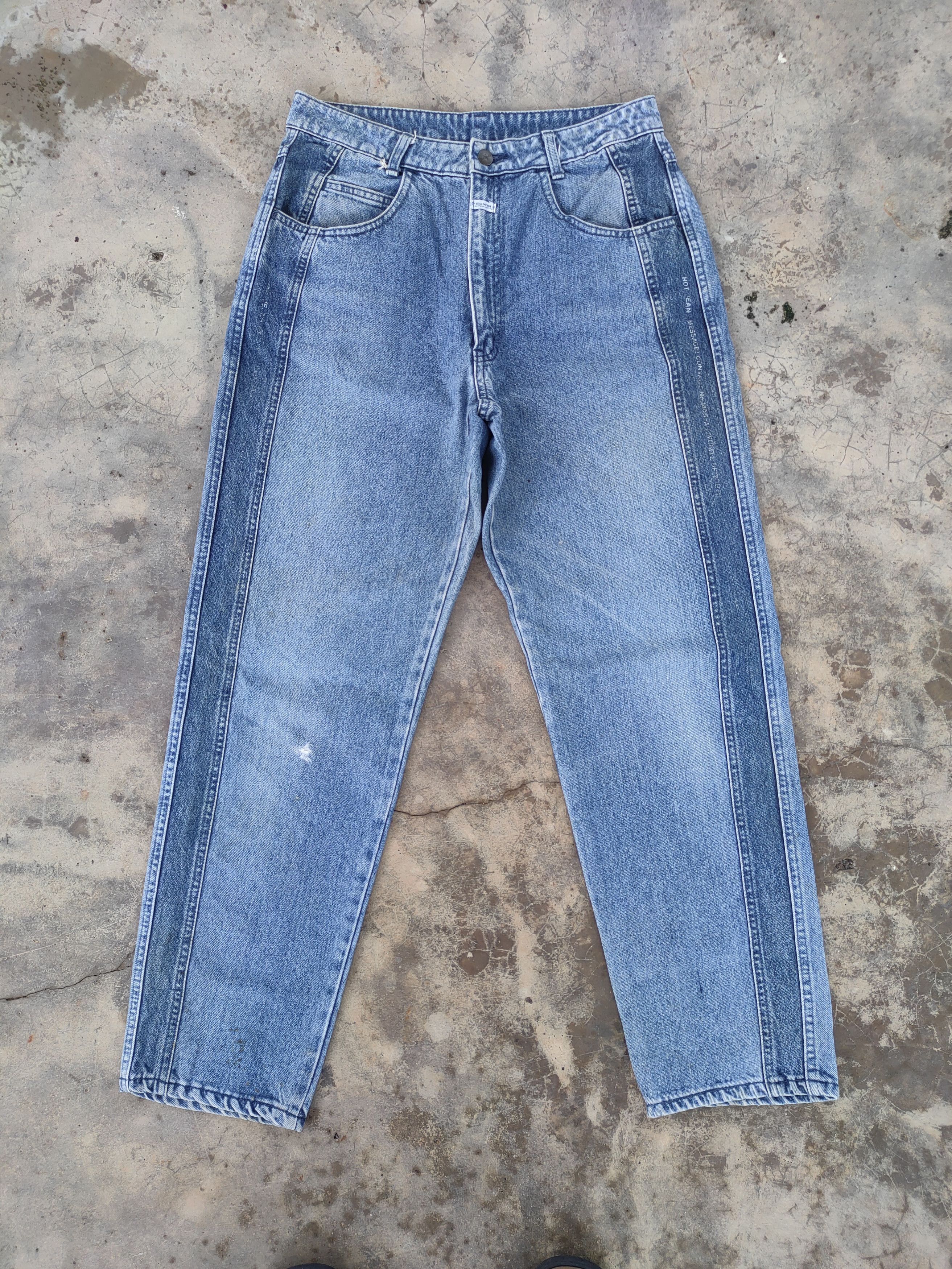 Edwin VINTAGE EDWIN FADED JEANS DENIM PANTS Size US 30 / EU 46 - 1 Thumbnail