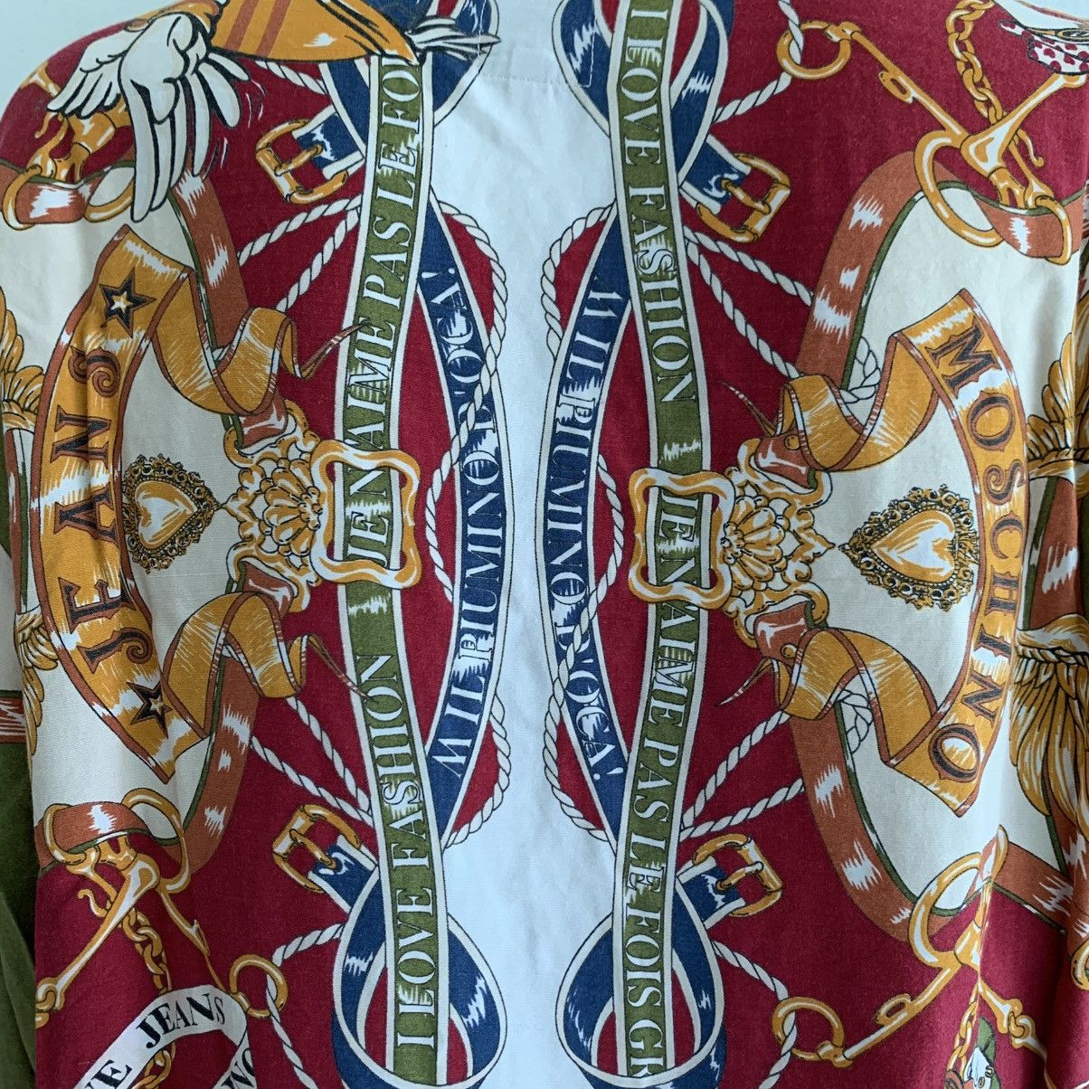Moschino Vintage 90s Moschino Jeans Long Shirts Size M / US 6-8 / IT 42-44 - 9 Thumbnail