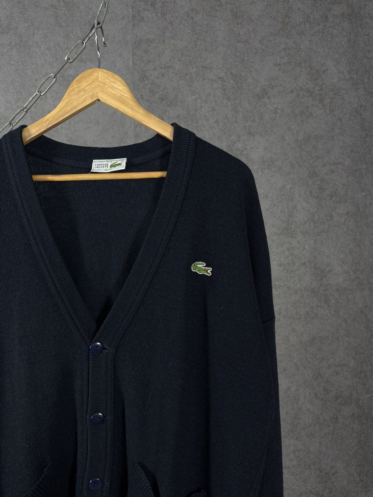 Lacoste Lacoste Chemise vintage designer logo cardigan Size US L / EU 52-54 / 3 - 2 Thumbnail