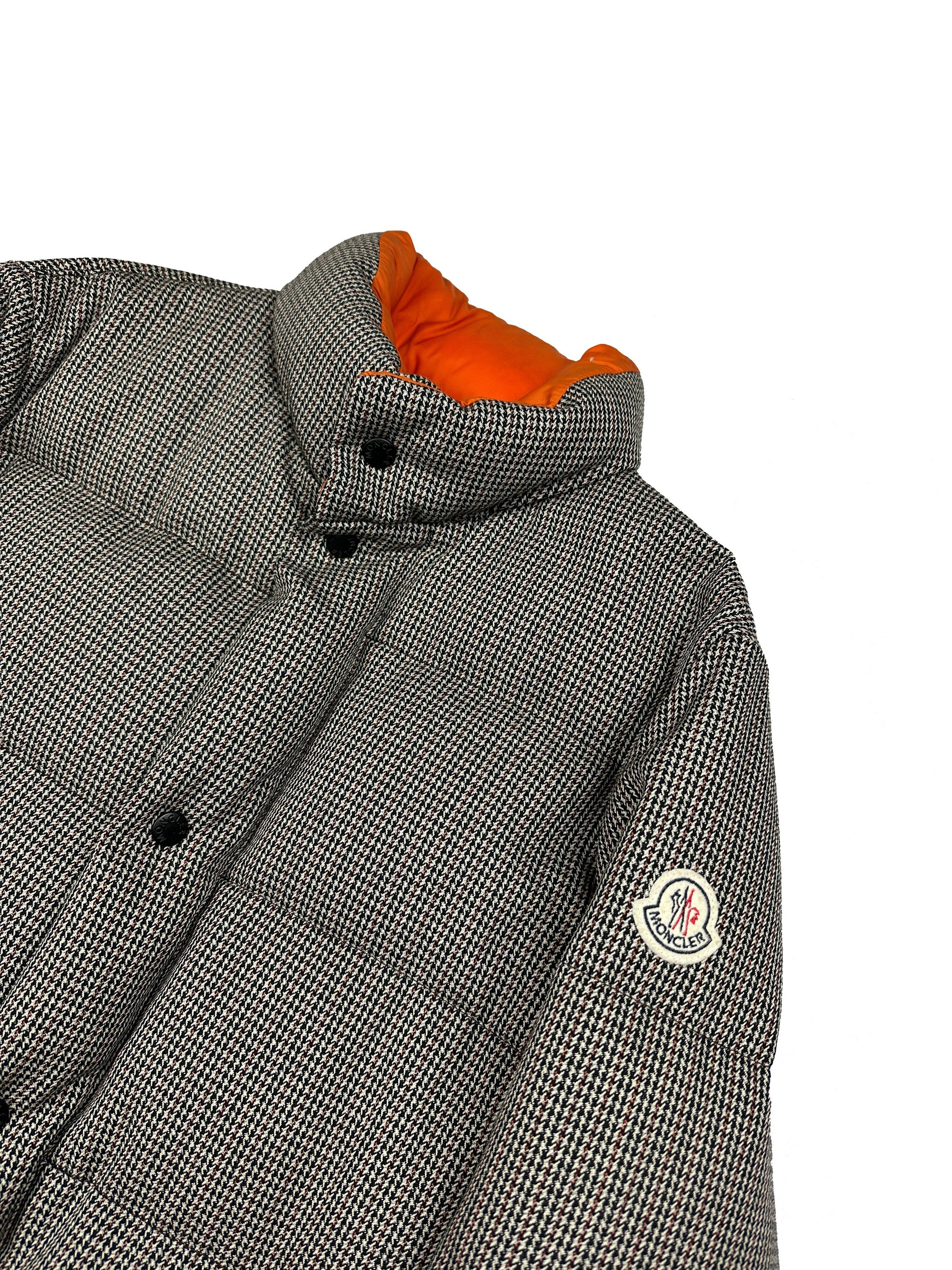 Comme des Garcons 2005 Moncler x Junya Watanabe Down Houndstooth Jacket Size US S / EU 44-46 / 1 - 2 Thumbnail