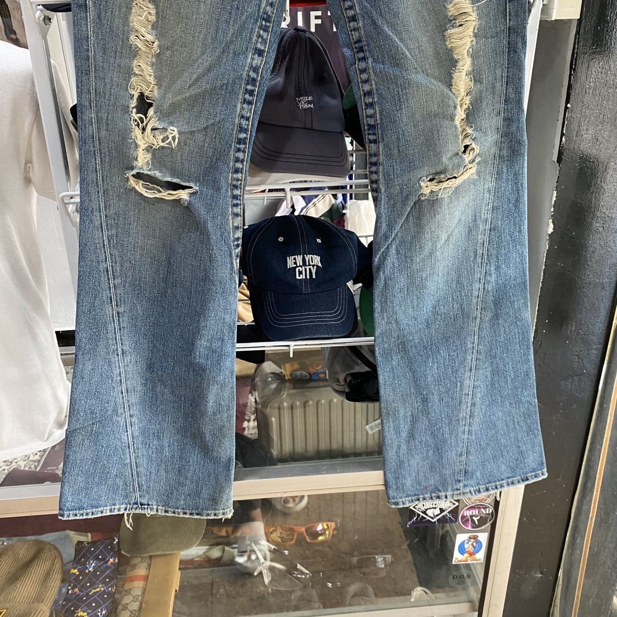 True Religion 2000s True Religion Joey Super Flared Jeans Size US 28 / EU 44 - 12 Thumbnail