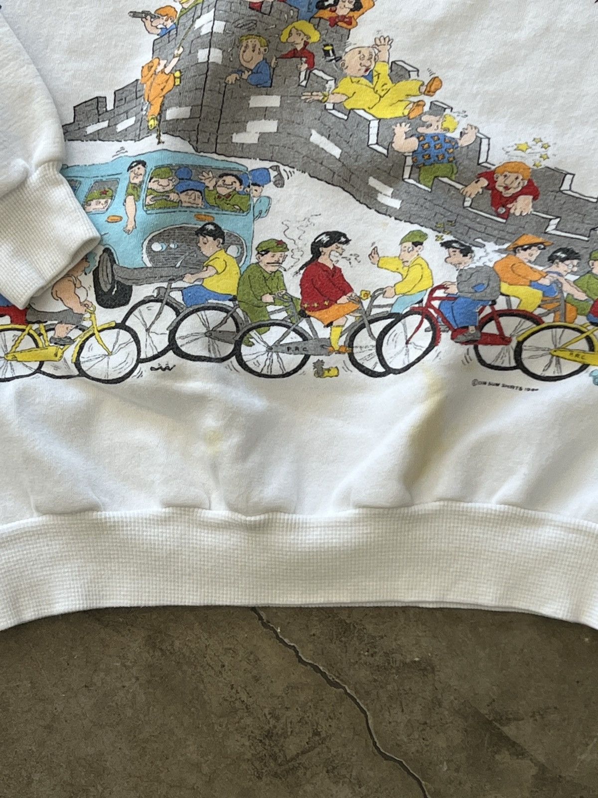 Vintage Vintage 1986 I Survived China Great Wall Crewneck Large Size US L / EU 52-54 / 3 - 8 Thumbnail