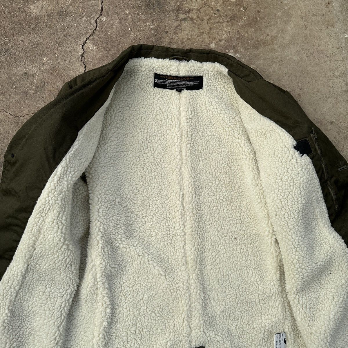 Vintage Dunderdon Sherpa Olive Jacket Size US L / EU 52-54 / 3 - 7 Thumbnail