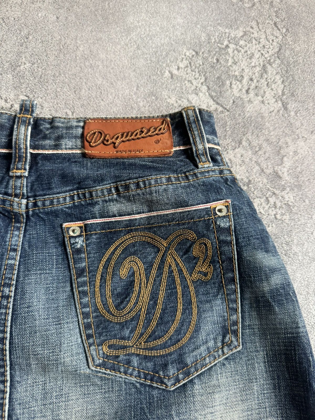 Dsquared2 Dsquared2 42size retro mini denim skirt avantgarde LGB Y2K Size 28" / US 6 / IT 42 - 7 Thumbnail
