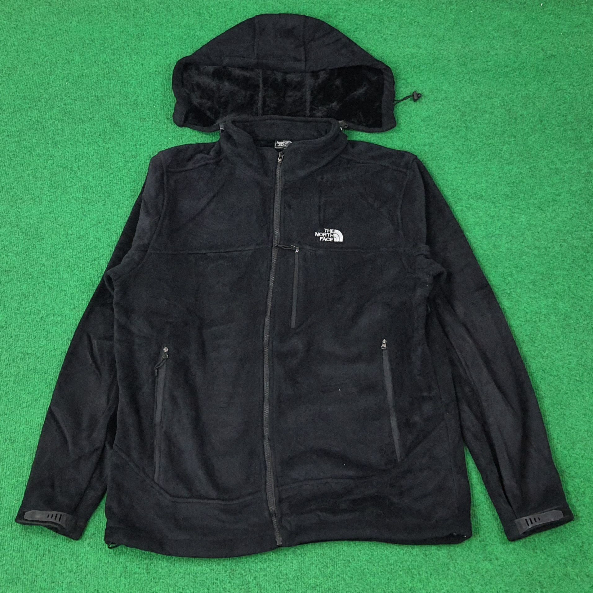 The North Face Vintage The North Face Velvet Zipper Hoodie C255N6 Size US L / EU 52-54 / 3 - 1 Thumbnail