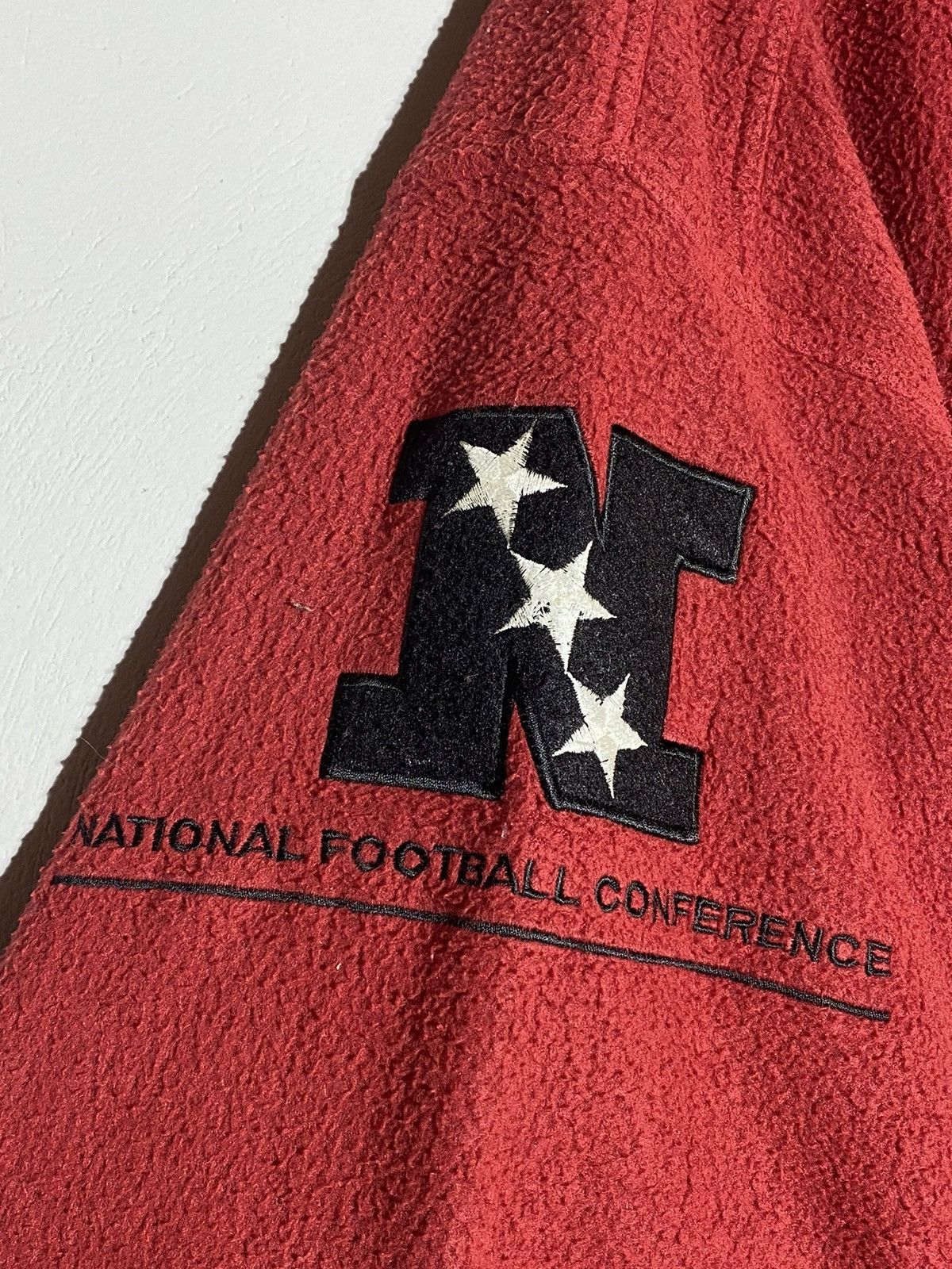NFL × Vintage Vintage 90s NFL Redskins Washington Fleece Pullover Sweater Size US M / EU 48-50 / 2 - 7 Thumbnail