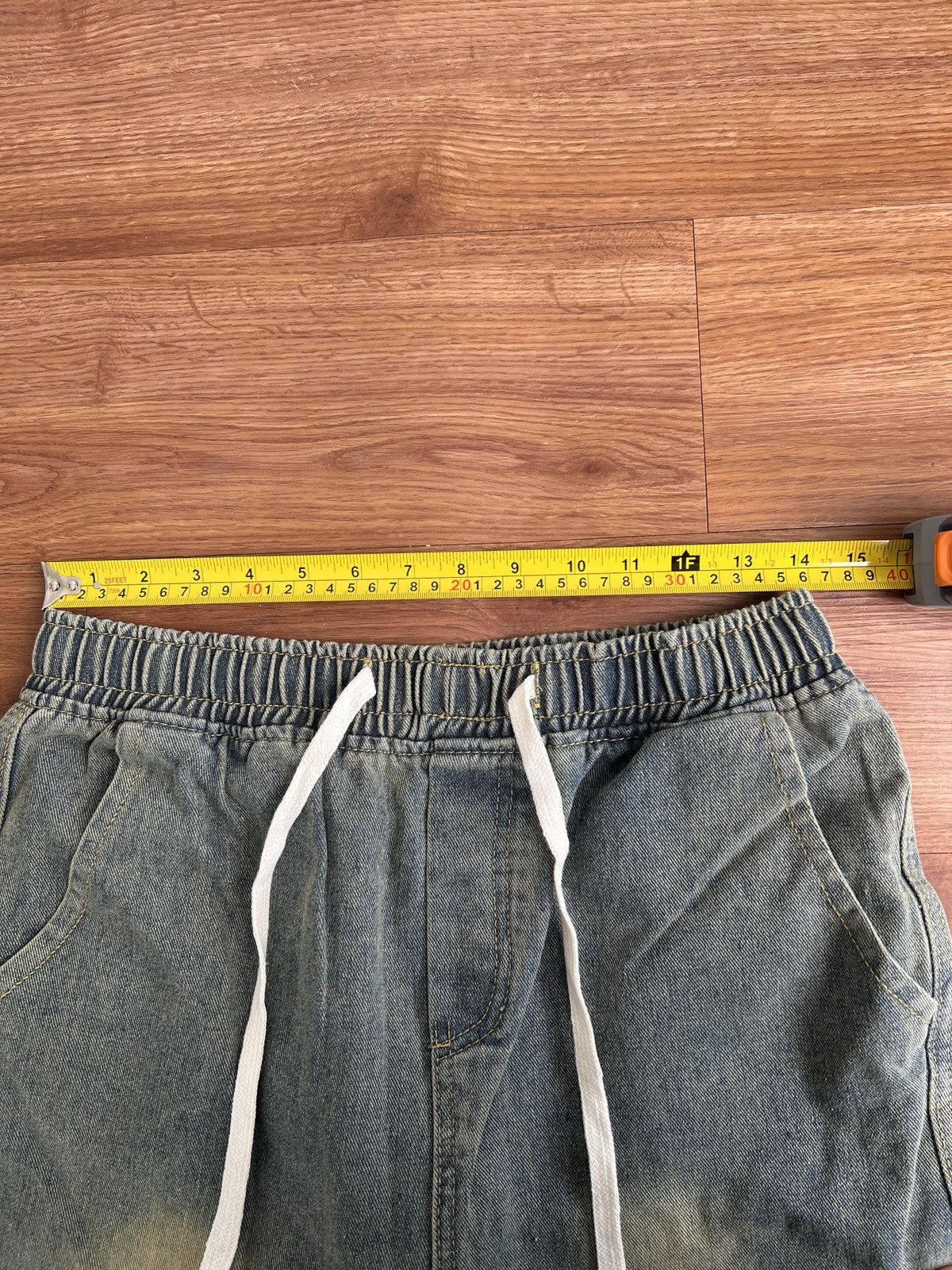 Japanese Brand × Vintage Adjustable Drawstring STOne Washed Jeans Size US 30 / EU 46 - 8 Thumbnail