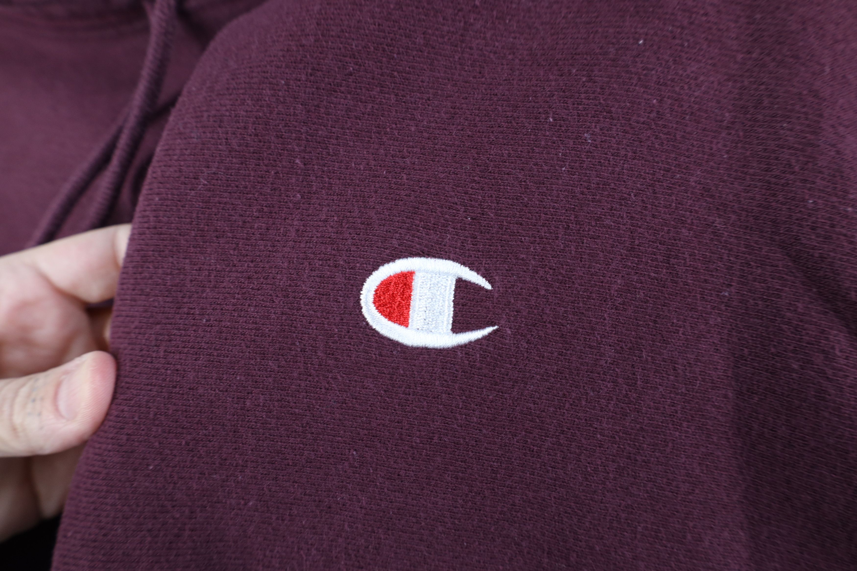 Champion Y2K Champion Reverse Weave Hoodie Sweatshirt Eggplant Purple Size US S / EU 44-46 / 1 - 4 Thumbnail