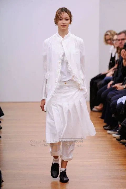 Comme des Garcons Comme Des Garcons Lace trim coat Size S / US 4 / IT 40 - 8 Thumbnail