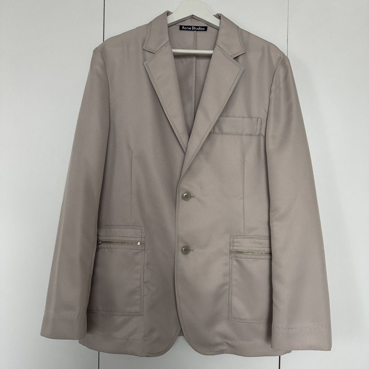 Acne Studios Acne Studios Contrast Stitched Blazer, Medium Size 38R - 3 Thumbnail
