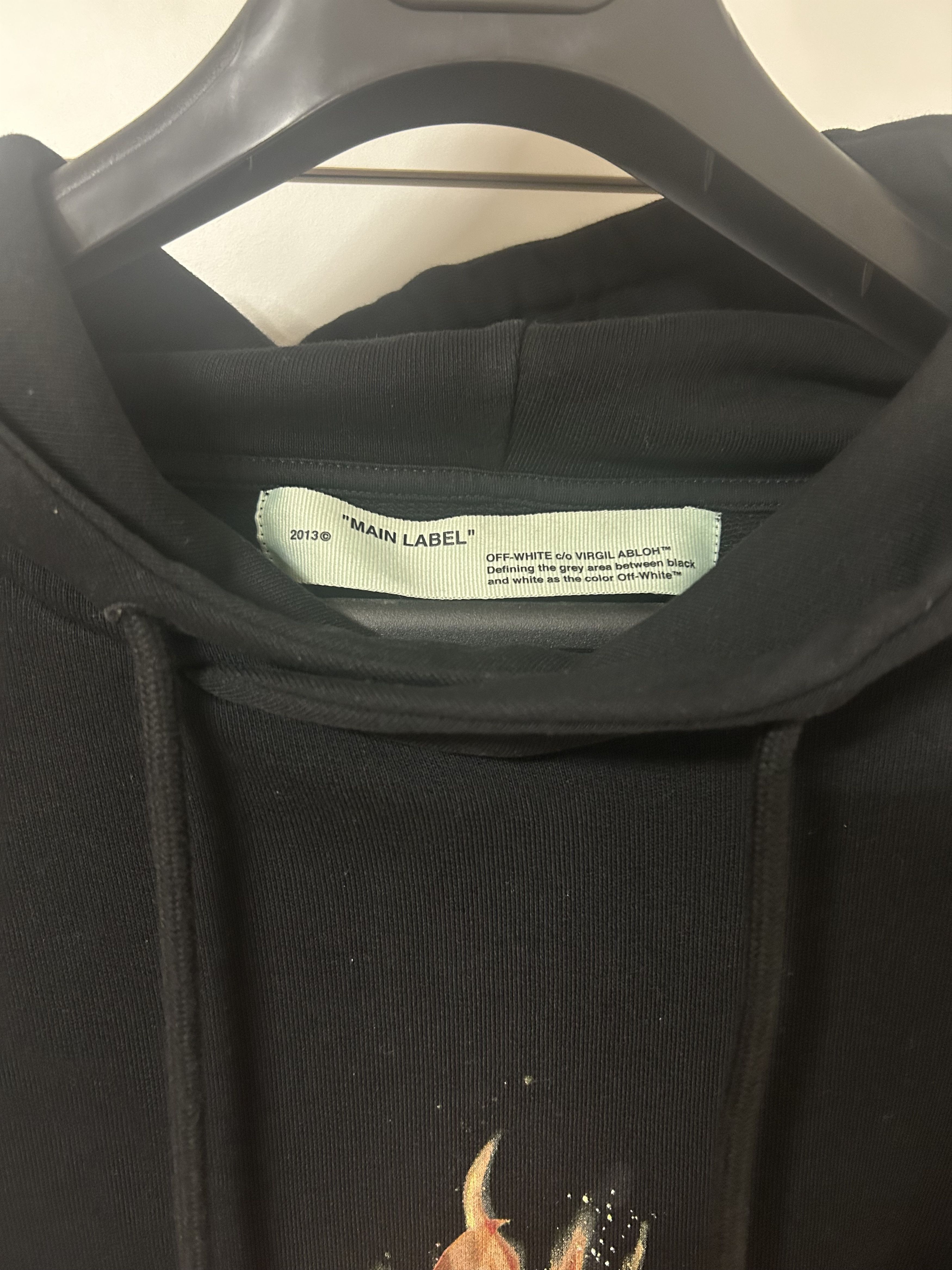 Off-White Off White Flame Hoodie Size US L / EU 52-54 / 3 - 3 Thumbnail