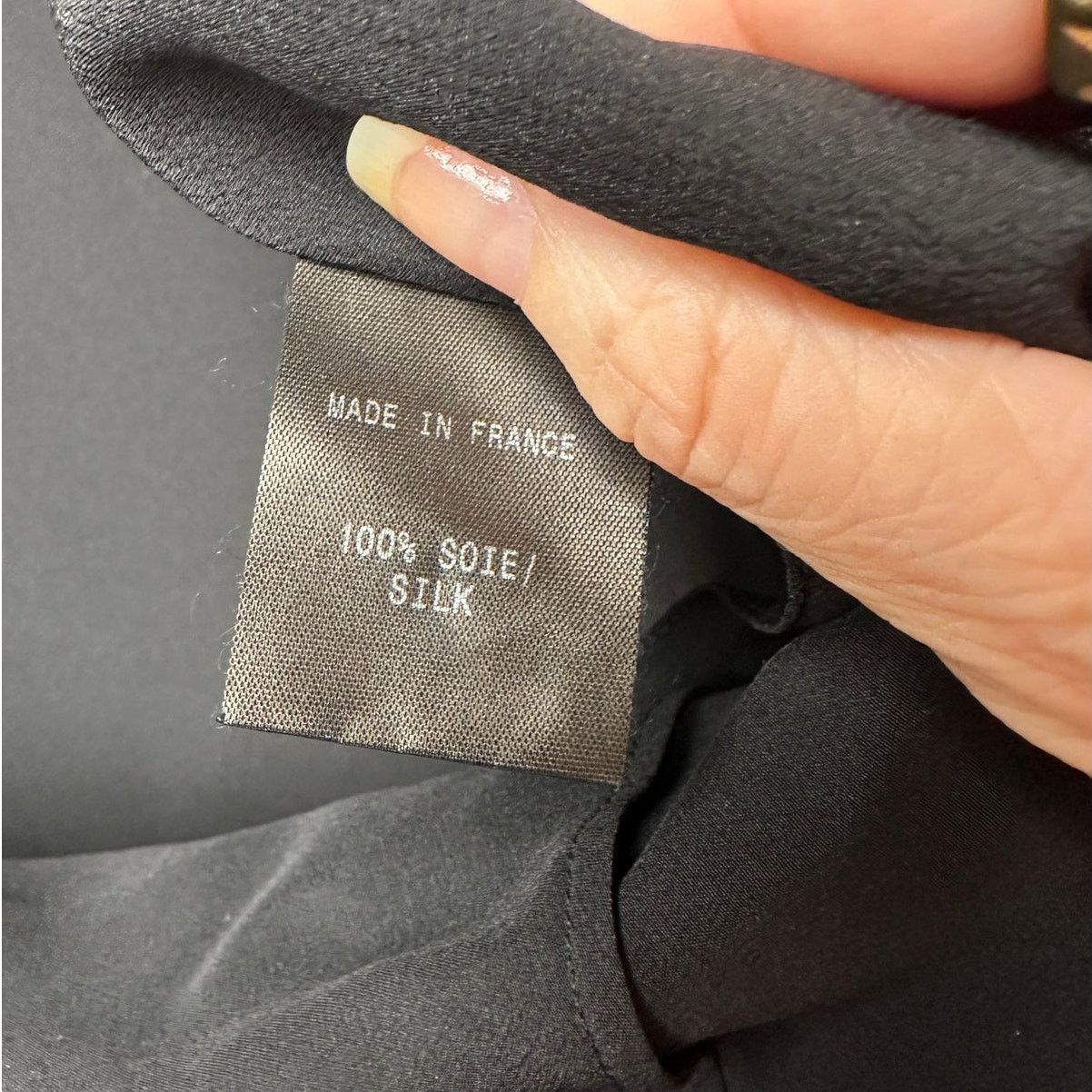 Mugler Mugler Black Silk Faux Wrap Chain Detail Blouse Women’s 12 Size XL / US 12-14 / IT 48-50 - 10 Thumbnail