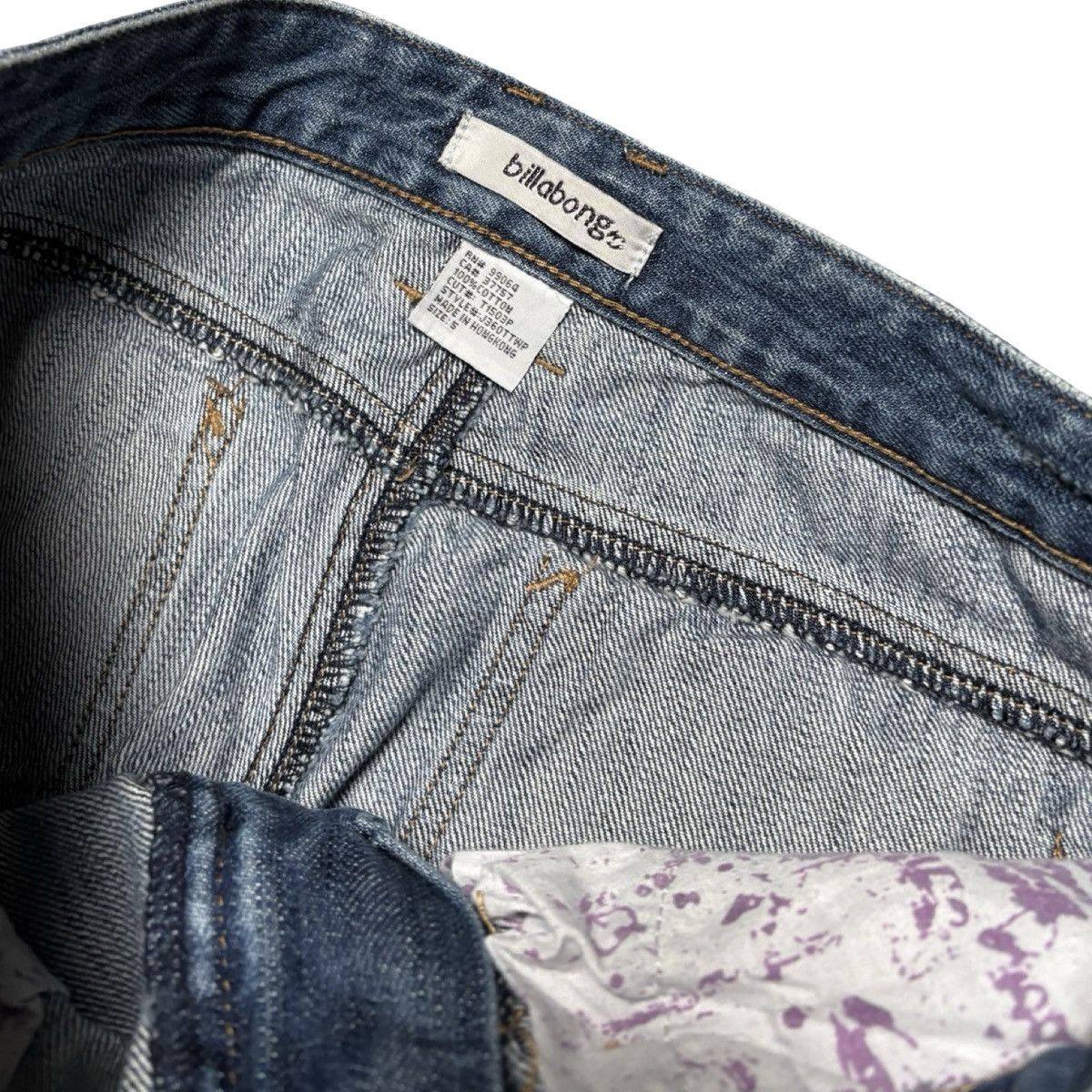 Billabong VTG HTF 90s Y2K Grunge Billabong Wide Leg Flare Jeans 28" Size 28" / US 6 / IT 42 - 3 Thumbnail