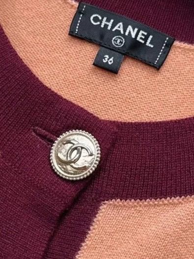 Chanel Chanel 20A Kangpeng Street Orange Pink Pin Wine Red Edge G Size XS / US 0-2 / IT 36-38 - 5 Thumbnail