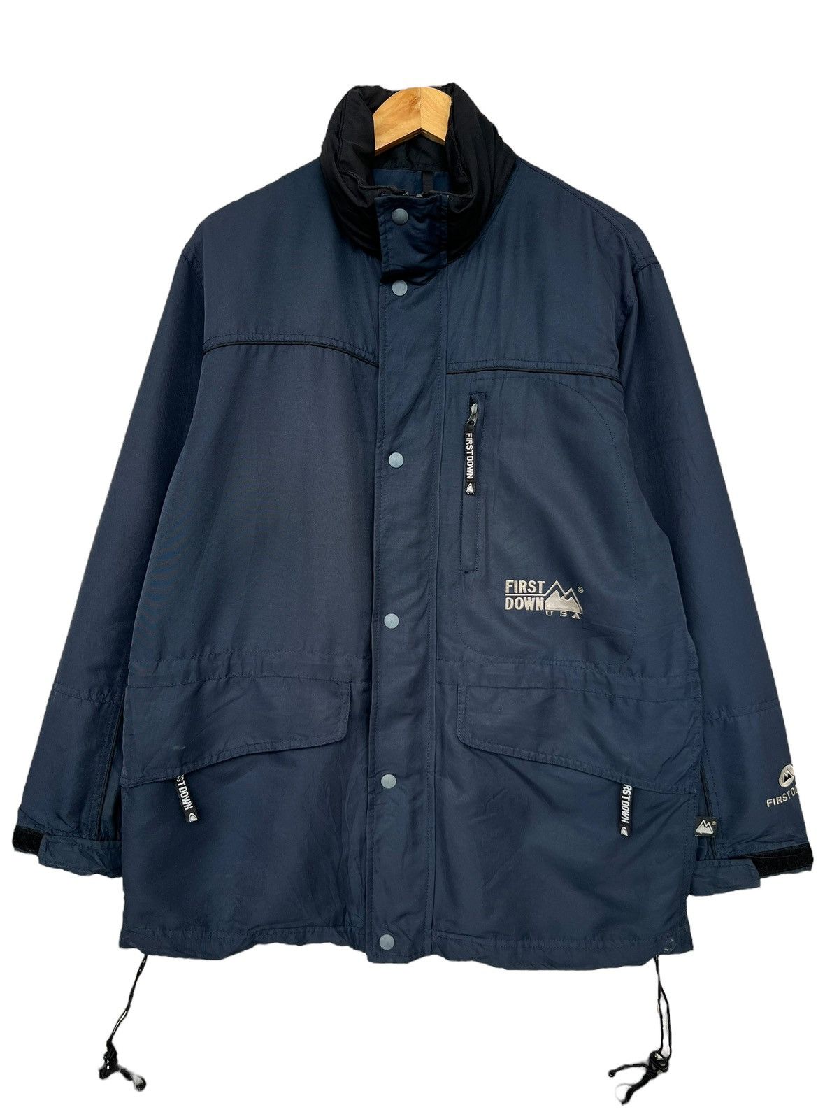 Vintage Vintage 90s First Down Retro Jacket Size US L / EU 52-54 / 3 - 1 Thumbnail