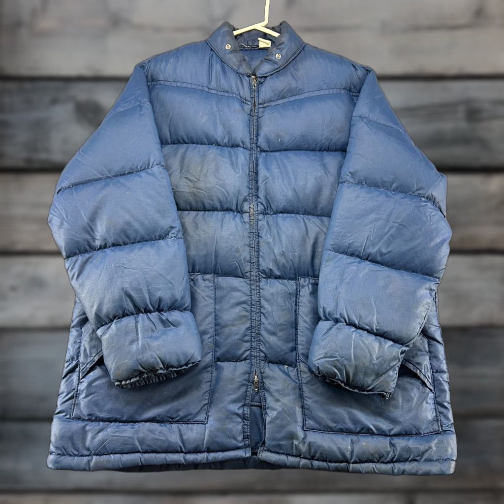 Vintage VINTAGE Jacket Men 2XL Blue Navy Puffer Quilted Parka Expedition Ripstop Nylon Softshell Full Zip Winter Casual Outdoor Size US XXL / EU 58 / 5 - 1 Thumbnail