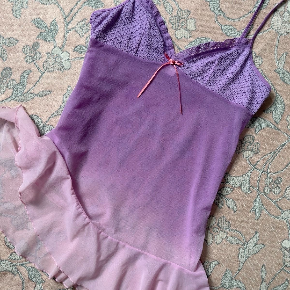 Victoria's Secret Victoria’s Secret Purple Pink Mesh Slip Dress (M–L) Size L / US 10 / IT 46 - 9 Thumbnail