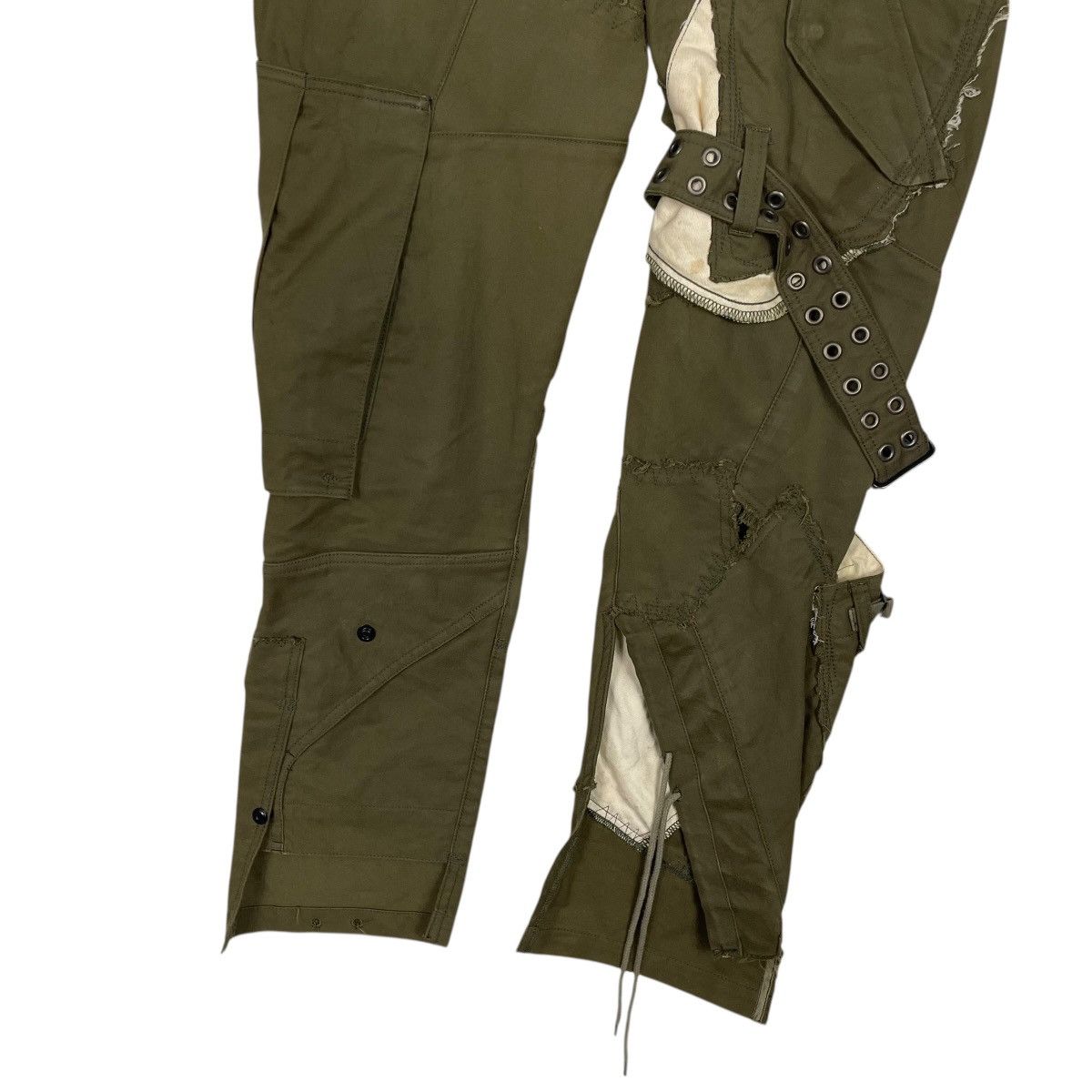 Comme des Garcons Junya Watanabe Cdg AW2006 Deconstructed Military Cargo Pants Size US 32 / EU 48 - 4 Thumbnail