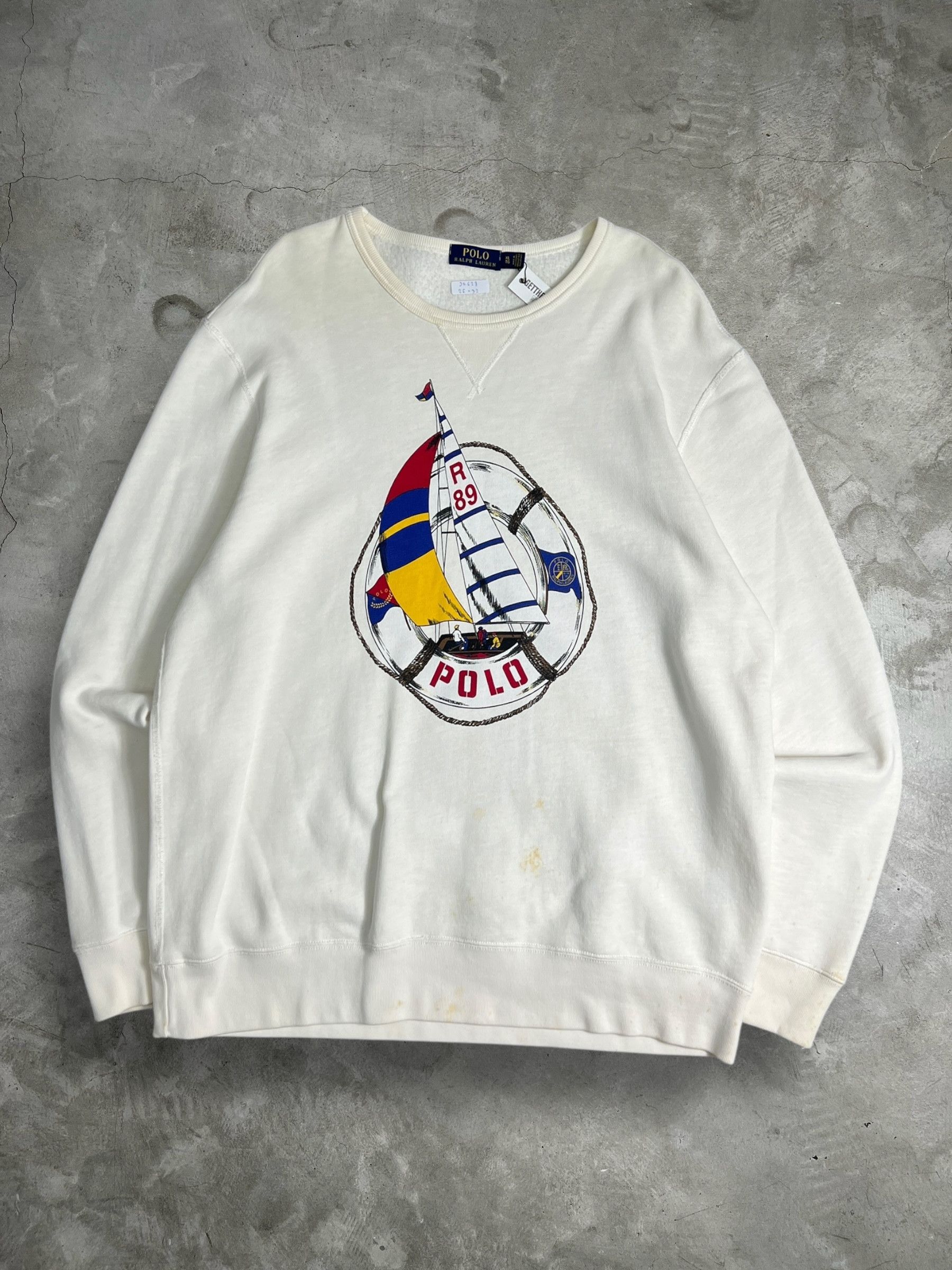 Polo Ralph Lauren Polo Ralph Lauren R89 Sailing Sweatshirt (XL) JK628 Size US XL / EU 56 / 4 - 1 Thumbnail