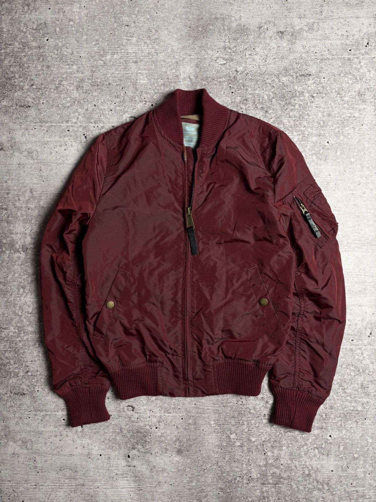 Alpha Industries Alpha Industries Nylon Bomber Jacket Size S / US 4 / IT 40 - 1 Thumbnail