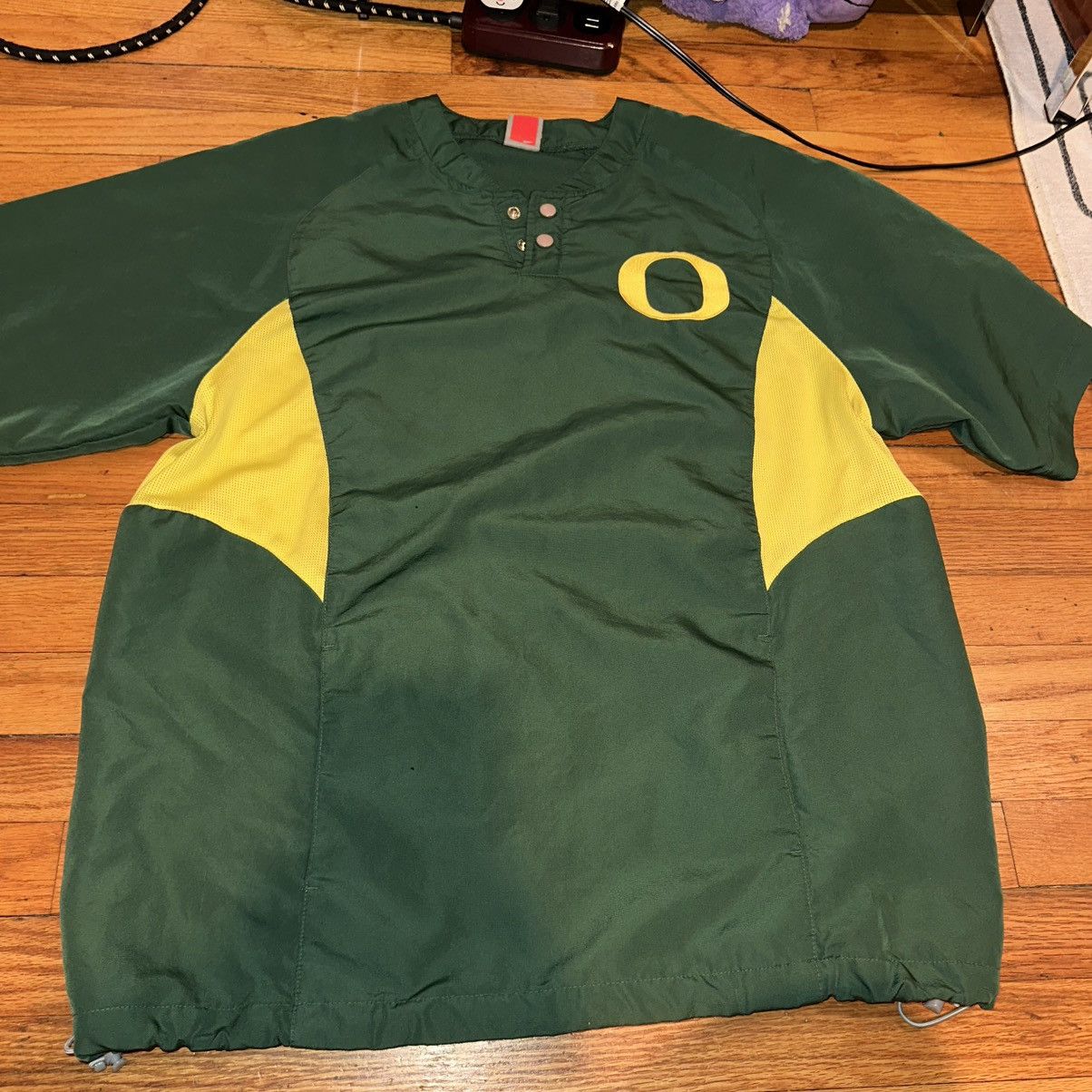 Nike VTG Nike Oregon Ducks Jacket Men’s Green Team Pullover Shirt Size US L / EU 52-54 / 3 - 2 Thumbnail