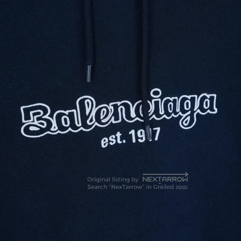 Balenciaga Balenciaga Letter Printed Casual Hooded Sweatshirt Size US S / EU 44-46 / 1 - 3 Thumbnail