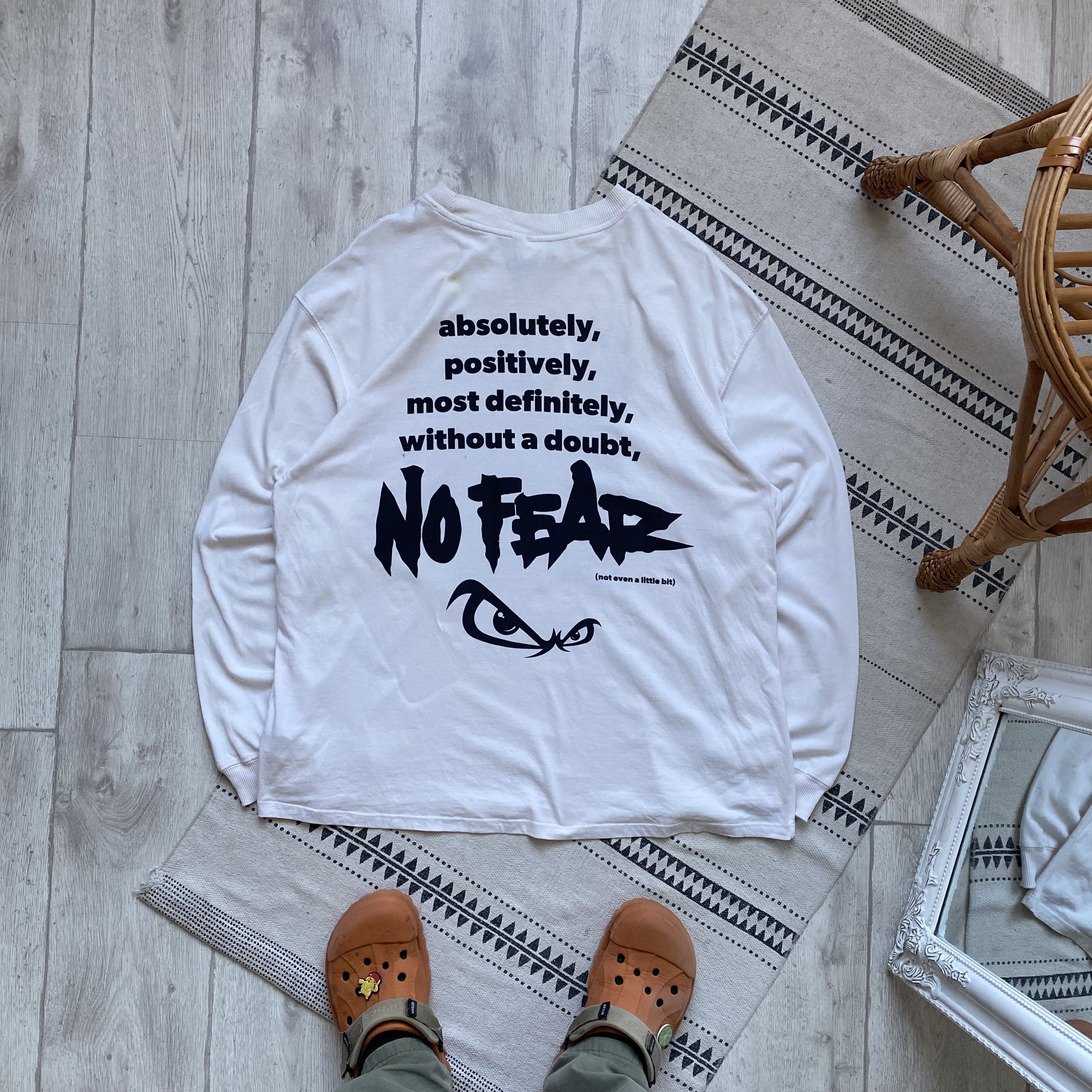 No Fear 🖤 NO FEAR big logo longsleeve t-shirt oversized Skater Size US L / EU 52-54 / 3 - 8 Thumbnail