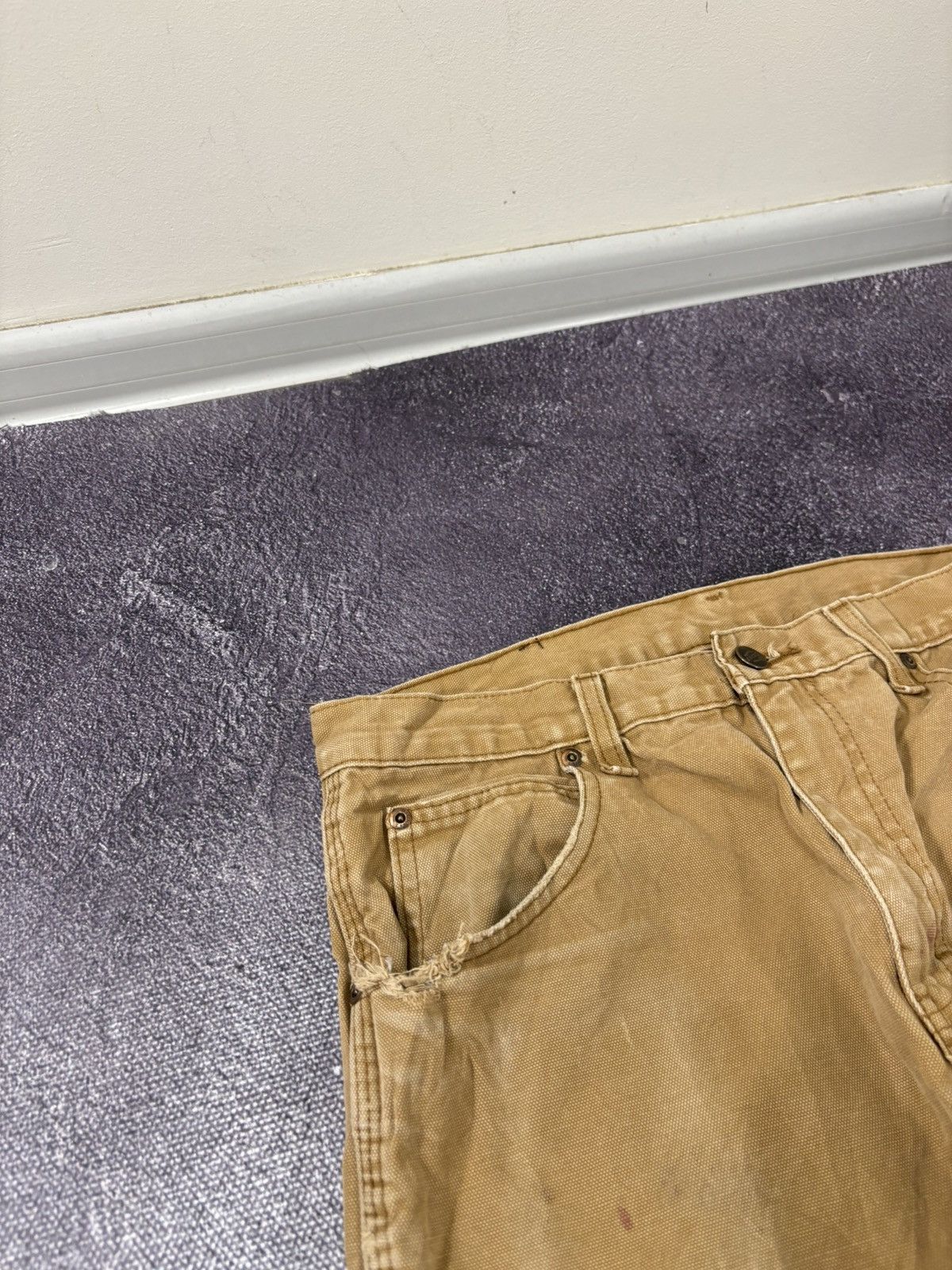 Dickies Vintage Dickies Y2K Orange Carpenter USA Work Hype Pants Size US 32 / EU 48 - 14 Thumbnail