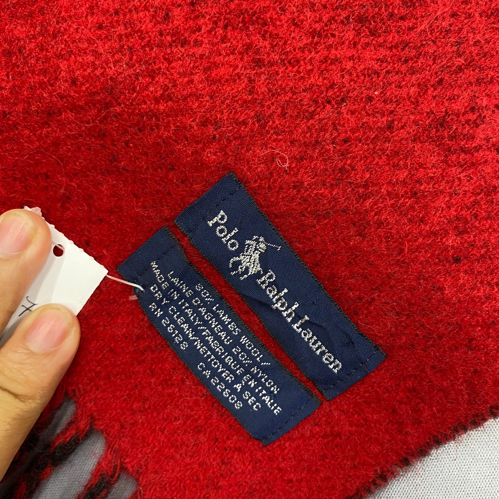 Polo Ralph Lauren Vintage Polo Ralph Lauren Scarf Muffler Wool Winter Scarves Size ONE SIZE - 4 Thumbnail