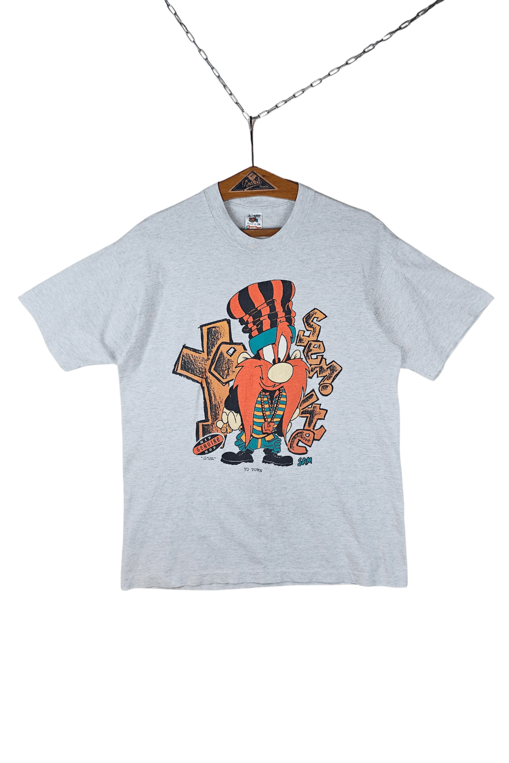 Warner Bros 1993 Looney Tunes Yosemite Sam “Genuine Hip Hop – Yo Town” Size US M / EU 48-50 / 2 - 1 Thumbnail