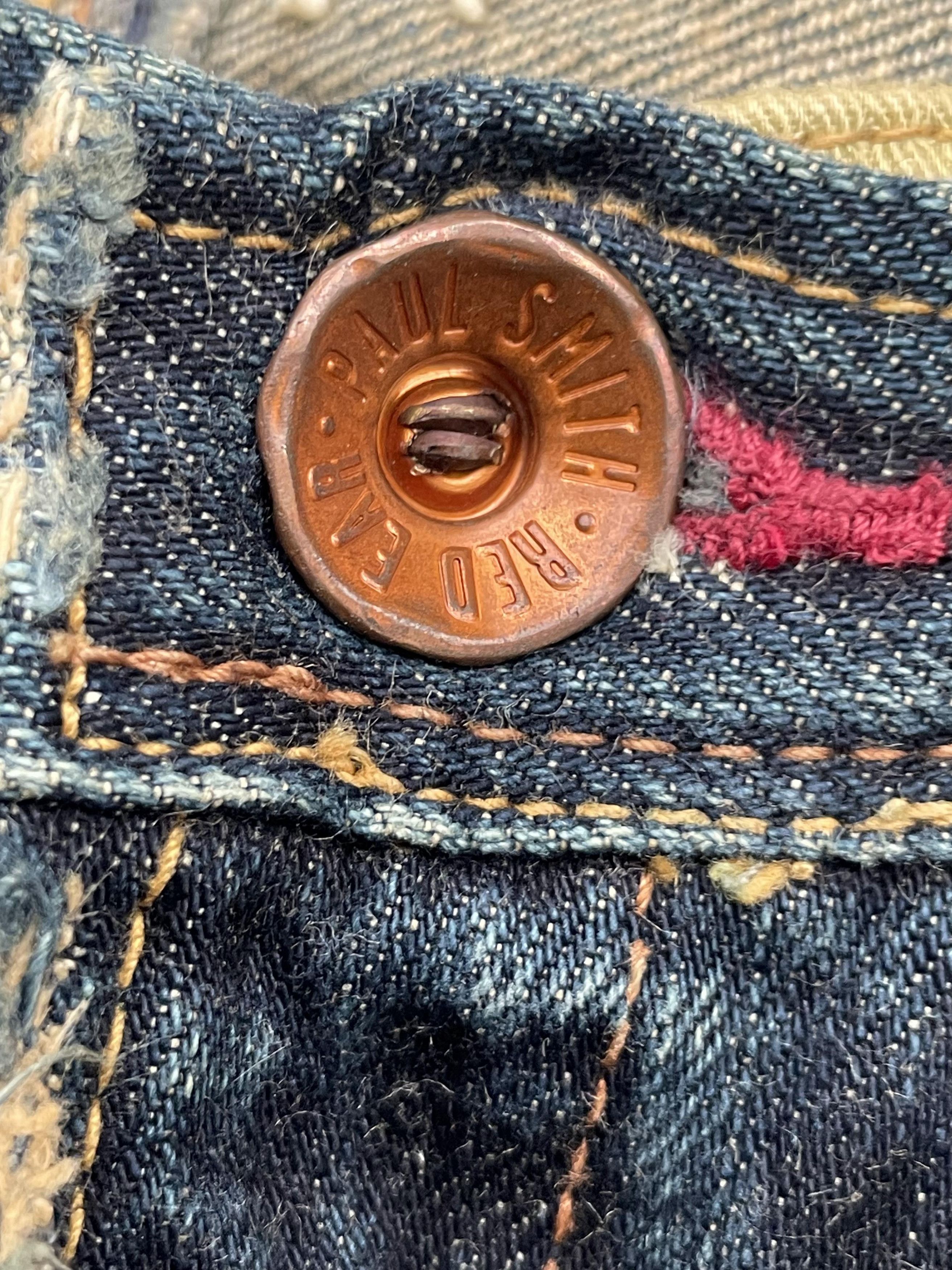 Paul Smith Red Ear Paul Smith Red Ear Howgate Wonder Selvedge Distresed Denim Size US 31 - 8 Thumbnail