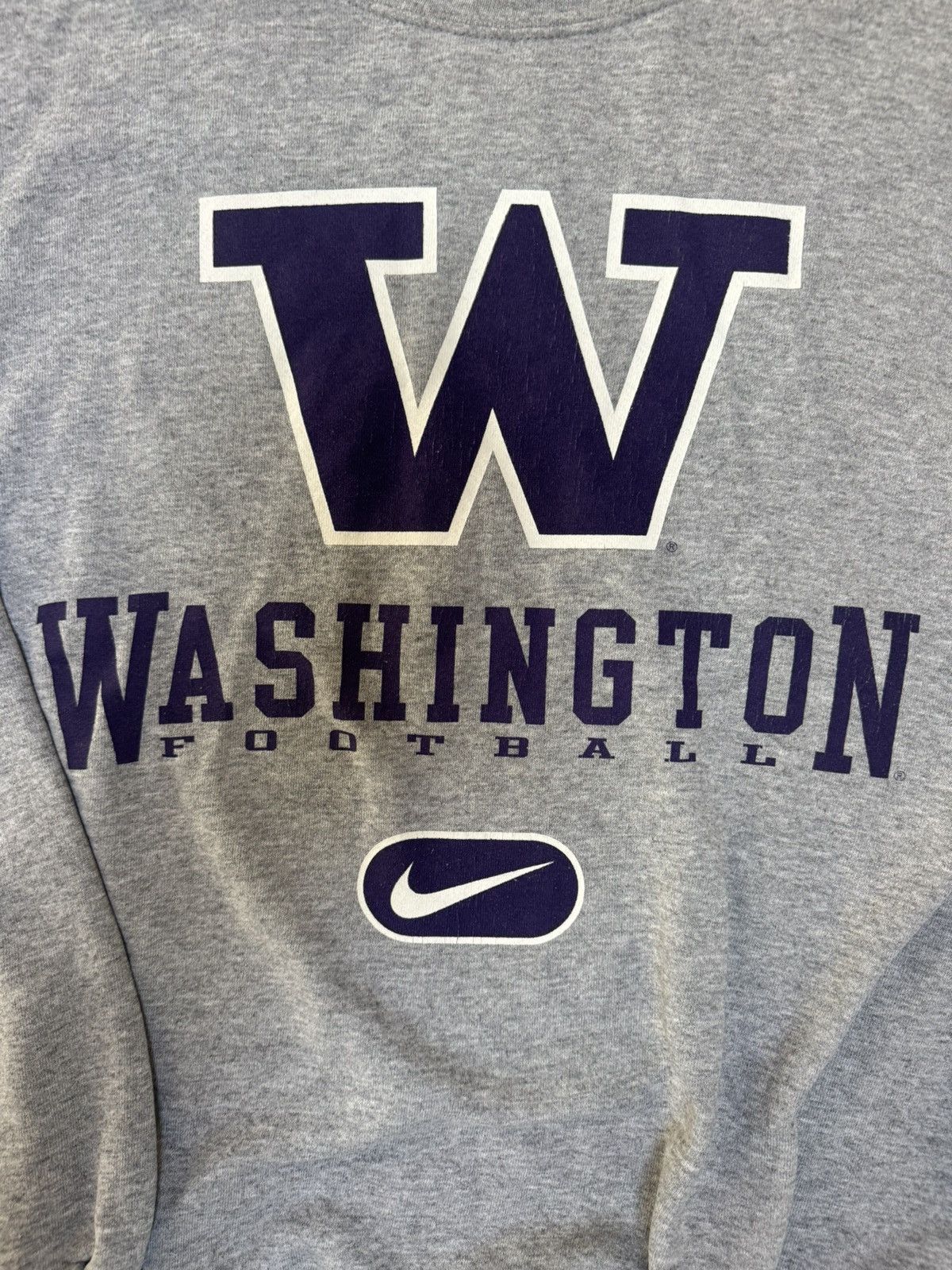 Nike Vintage Nike Washington Huskies Sweatshirt – Grey Size Large Size US L / EU 52-54 / 3 - 6 Thumbnail