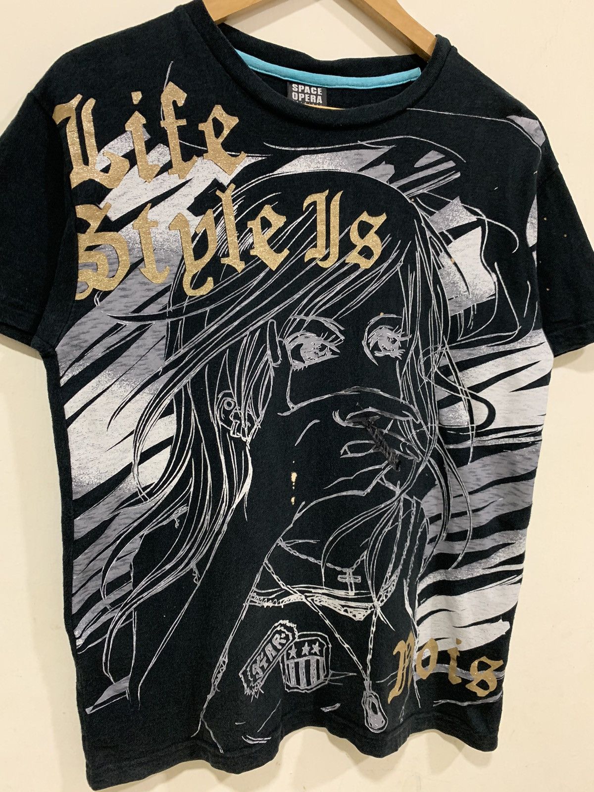 If Six Was Nine Space Opera Japanese Gothic Girl Punk Tees Size US L / EU 52-54 / 3 - 2 Thumbnail