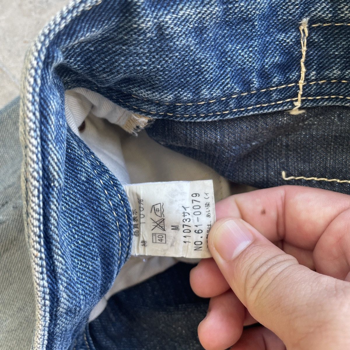 Japanese Brand Vintage JohnBull Kojima Japan Ripped Jeans Faded Pants W32 Size US 32 / EU 48 - 8 Thumbnail