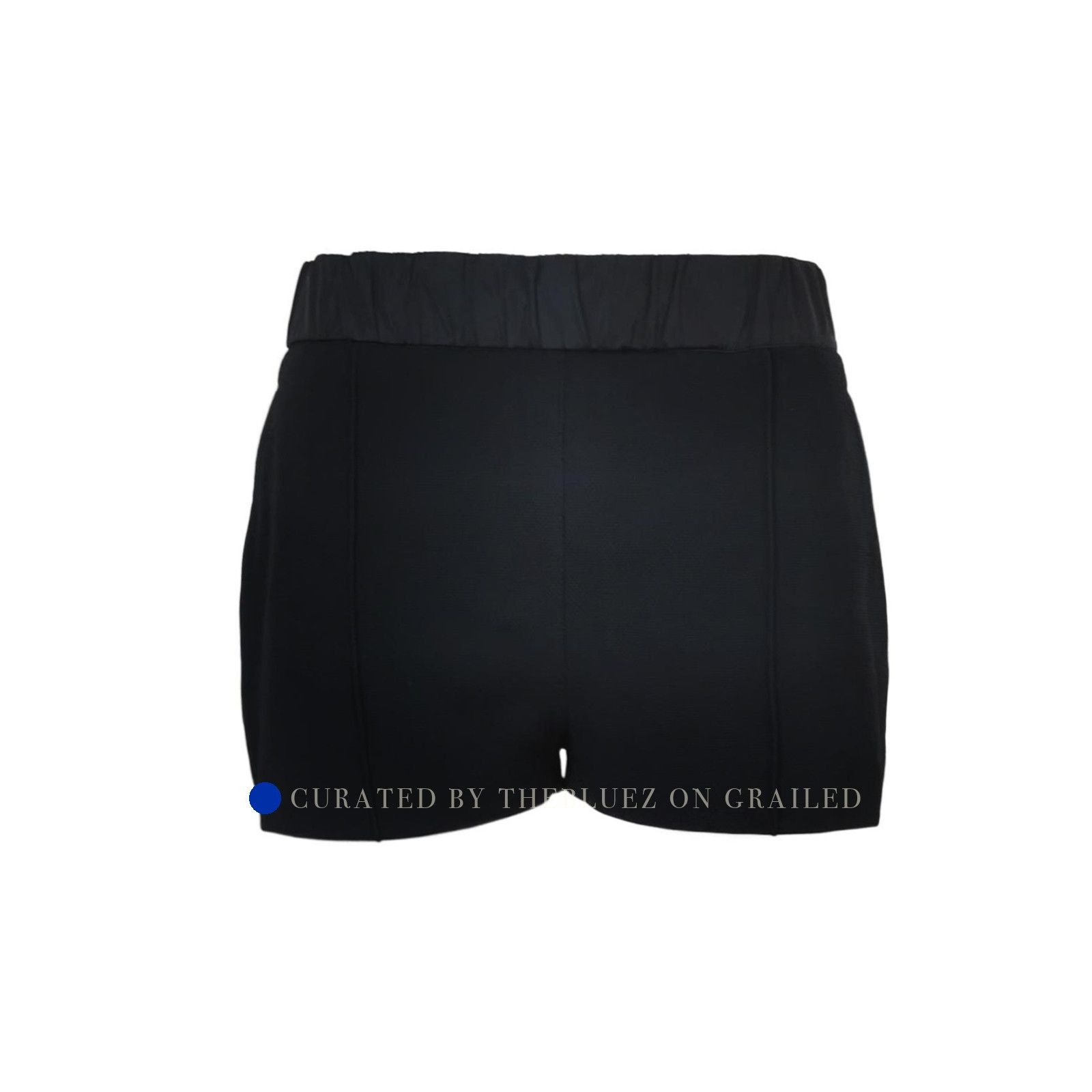Prada Elegant Black Logo Tab Shorts Size US 30 / EU 46 - 1 Thumbnail