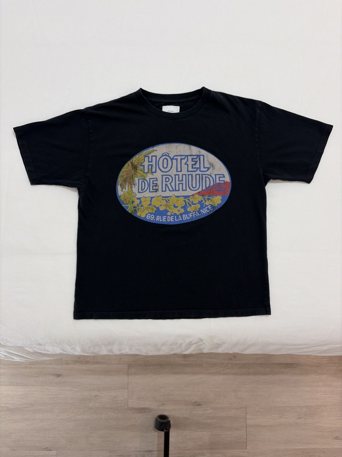 Rhude Rhude Dimora Hotel De 69 Rue De La Buffa Nice Tee Size US S / EU 44-46 / 1 - 1 Thumbnail