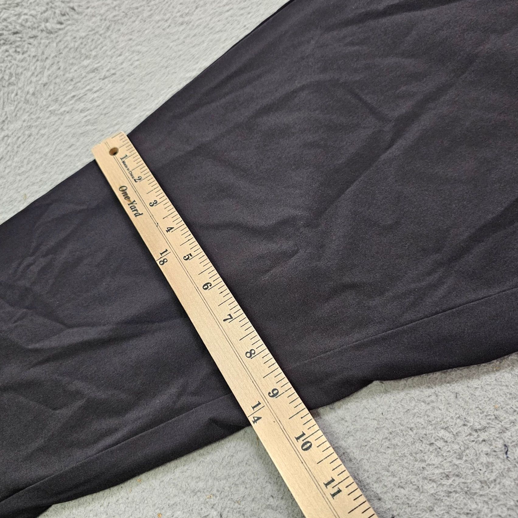Vintage Macade Pants Mens Slim Chino 36 Regular Black Nylon Stretch 36x30 Buttons Zip Pockets Size US 36 / EU 52 - 7 Thumbnail
