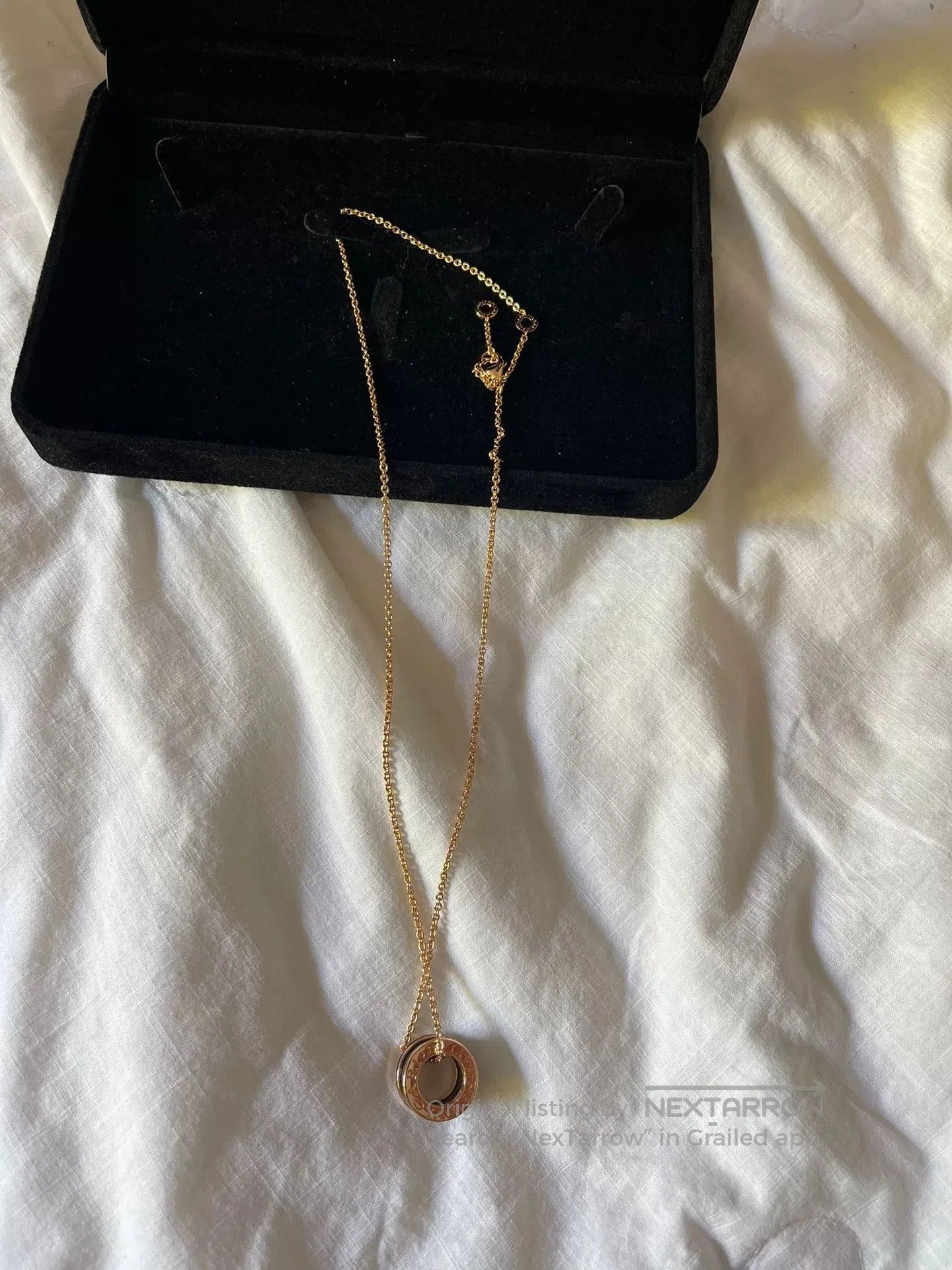 Bvlgari 18k Rose Gold Necklace.