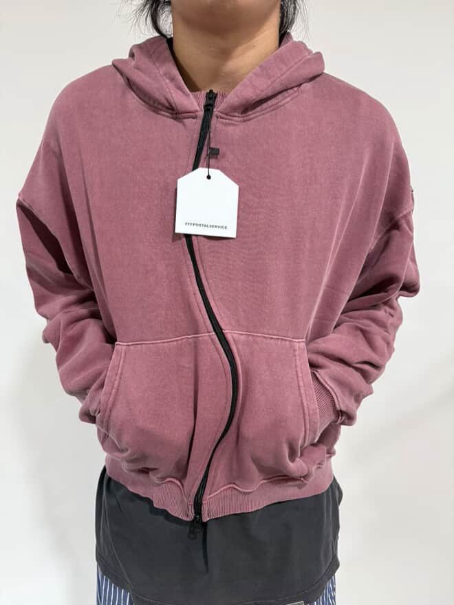 FFFPOSTALSERVICE Round Hem Curved Zip Hoodie Size US M / EU 48-50 / 2 - 7 Thumbnail